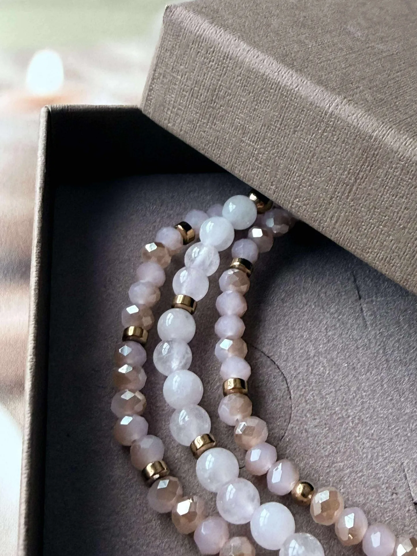 VIAMAJA Armbånd Leah Soft Rose – Sæt med 3 stk Best