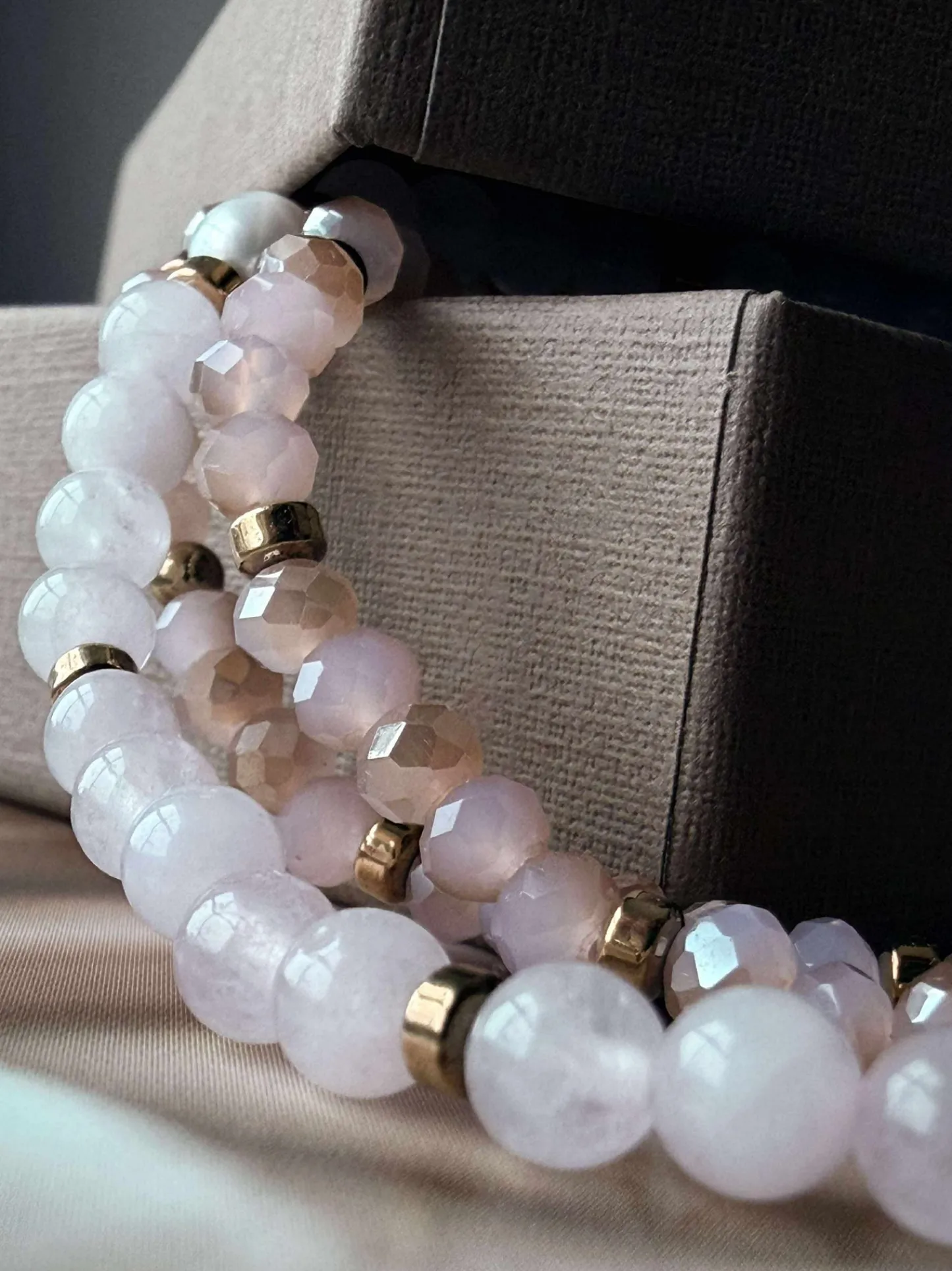 VIAMAJA Armbånd Leah Soft Rose – Sæt med 3 stk Best