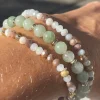 VIAMAJA Armbånd Luna Jade Green – Sæt med 3 stk