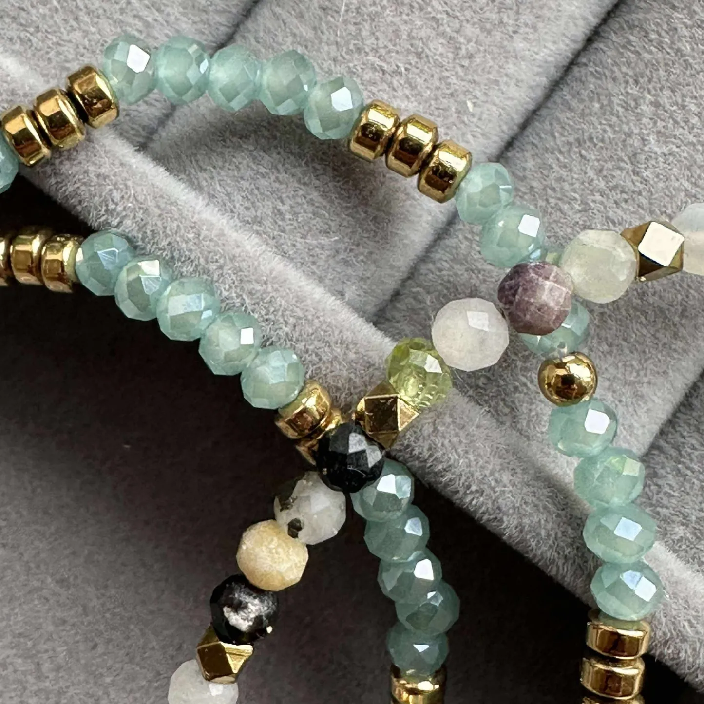 VIAMAJA Armbånd Marika Aqua- Sæt med 3 stk Outlet