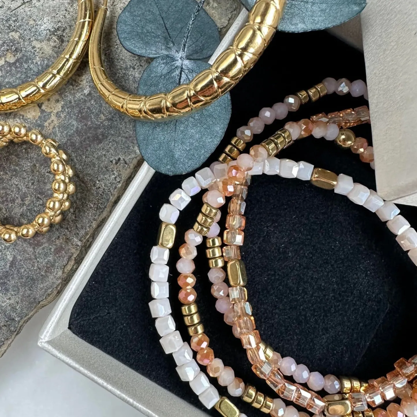 VIAMAJA Armbånd Merle – Nature mix 1.Stk Hot