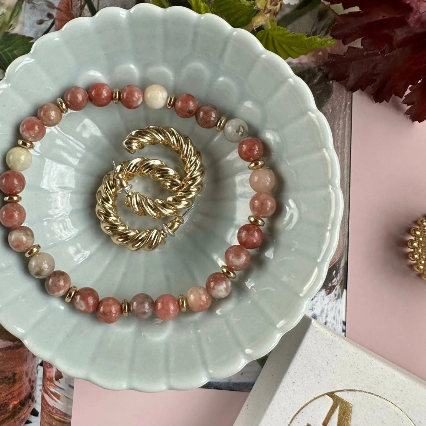 VIAMAJA Armbånd Mollie Natur / Rose Online