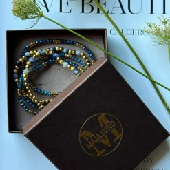 VIAMAJA Armbånd Ofelia Navy - Sæt med 5 armbånd New
