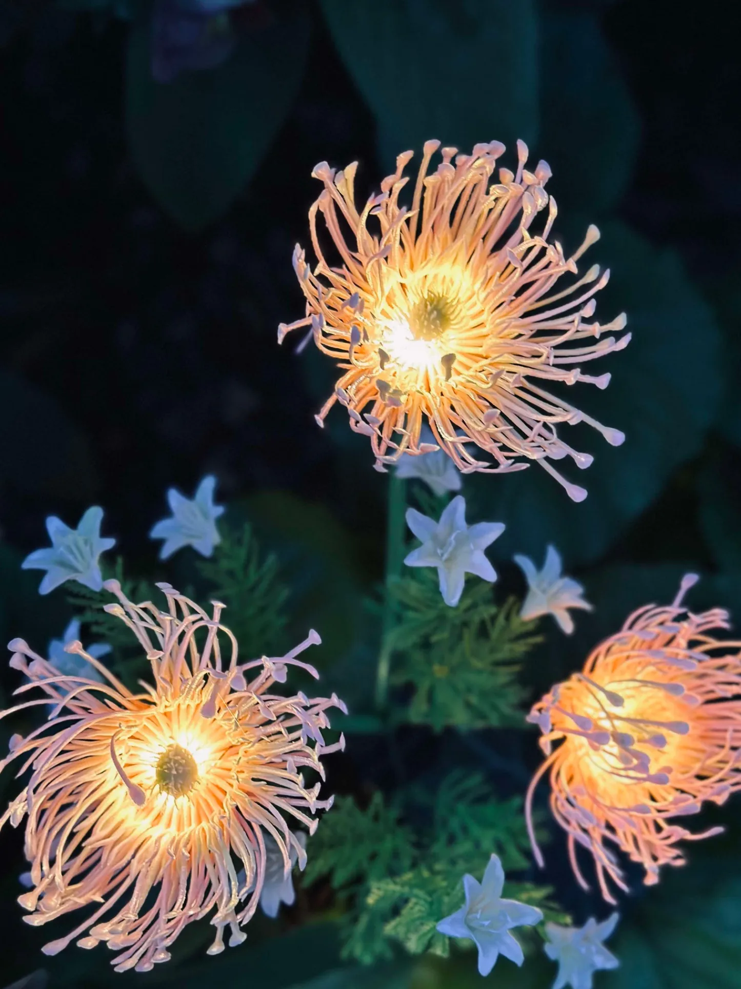 VIAMAJA Blomst med solceller - Spider Lili rose Discount
