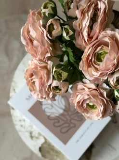 VIAMAJA Blomst Pæon - Sart rosa 70cm Clearance