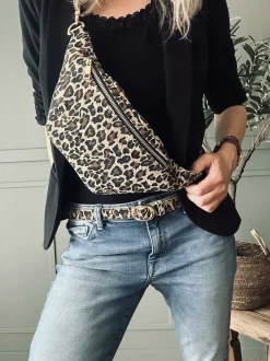 VIAMAJA Bælte Aura Leopard – 85 cm