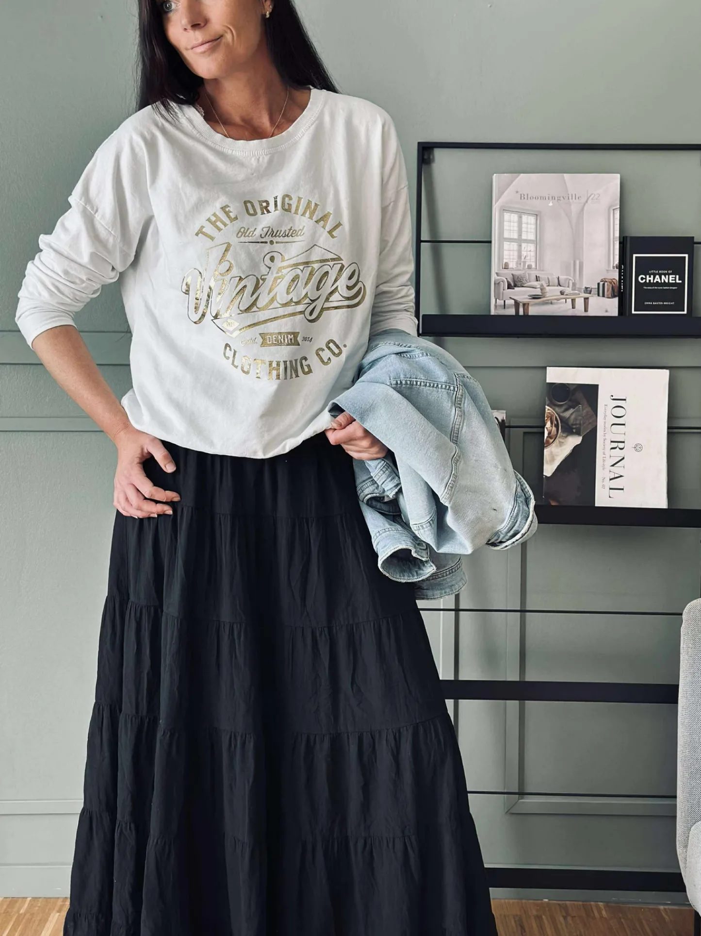 VIAMAJA Bluse Vintage - White