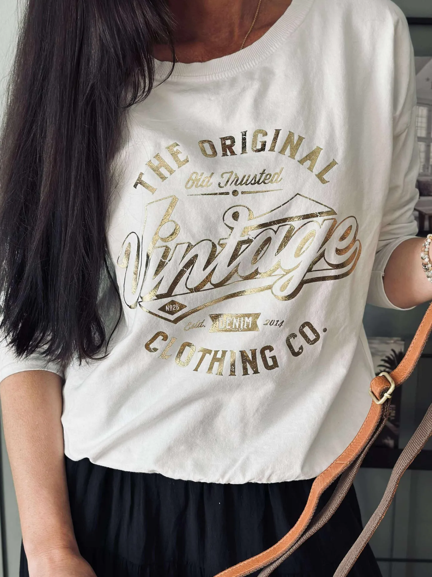 VIAMAJA Bluse Vintage - White