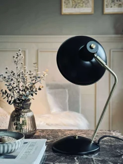 VIAMAJA Bordlampe Retro - Sort / guld Outlet