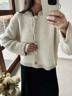 VIAMAJA Cardigan Nola - White Hot