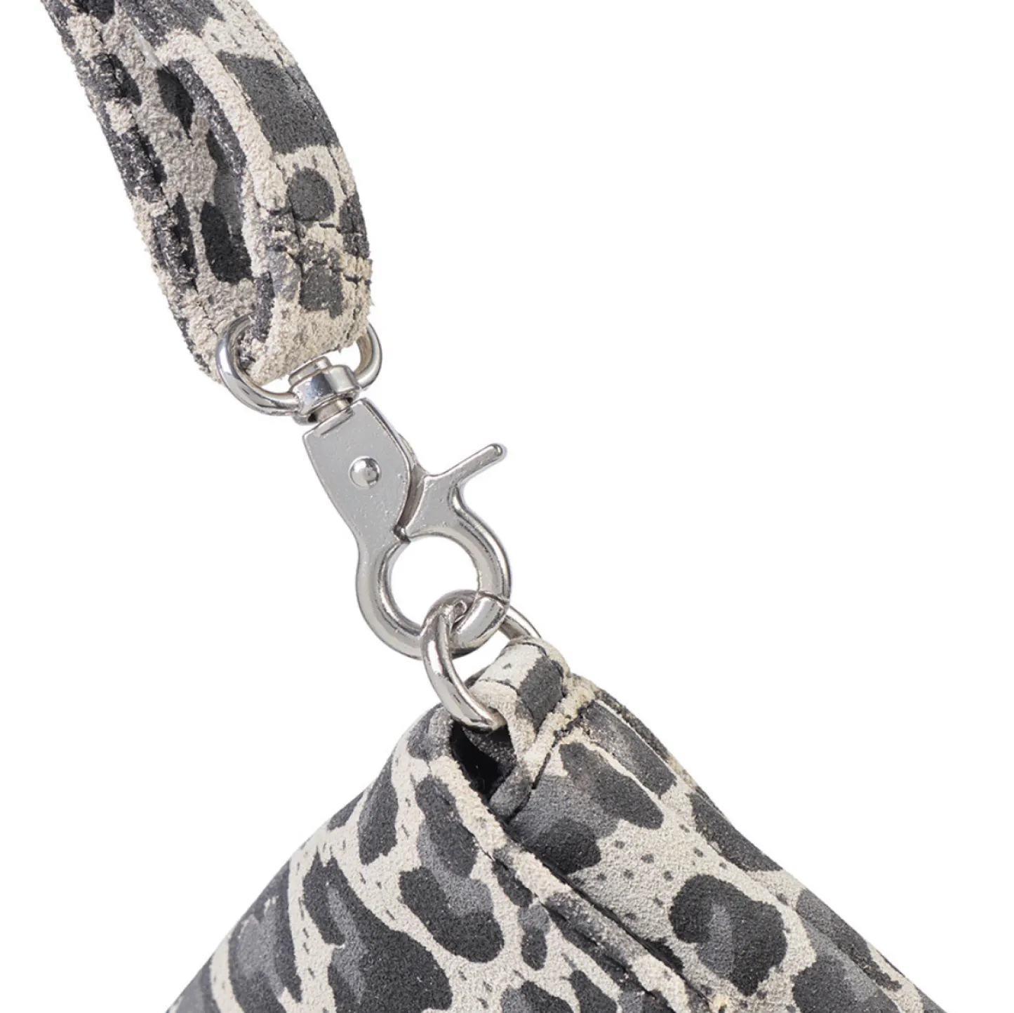 VIAMAJA Clutch Grey leopard leather Hot