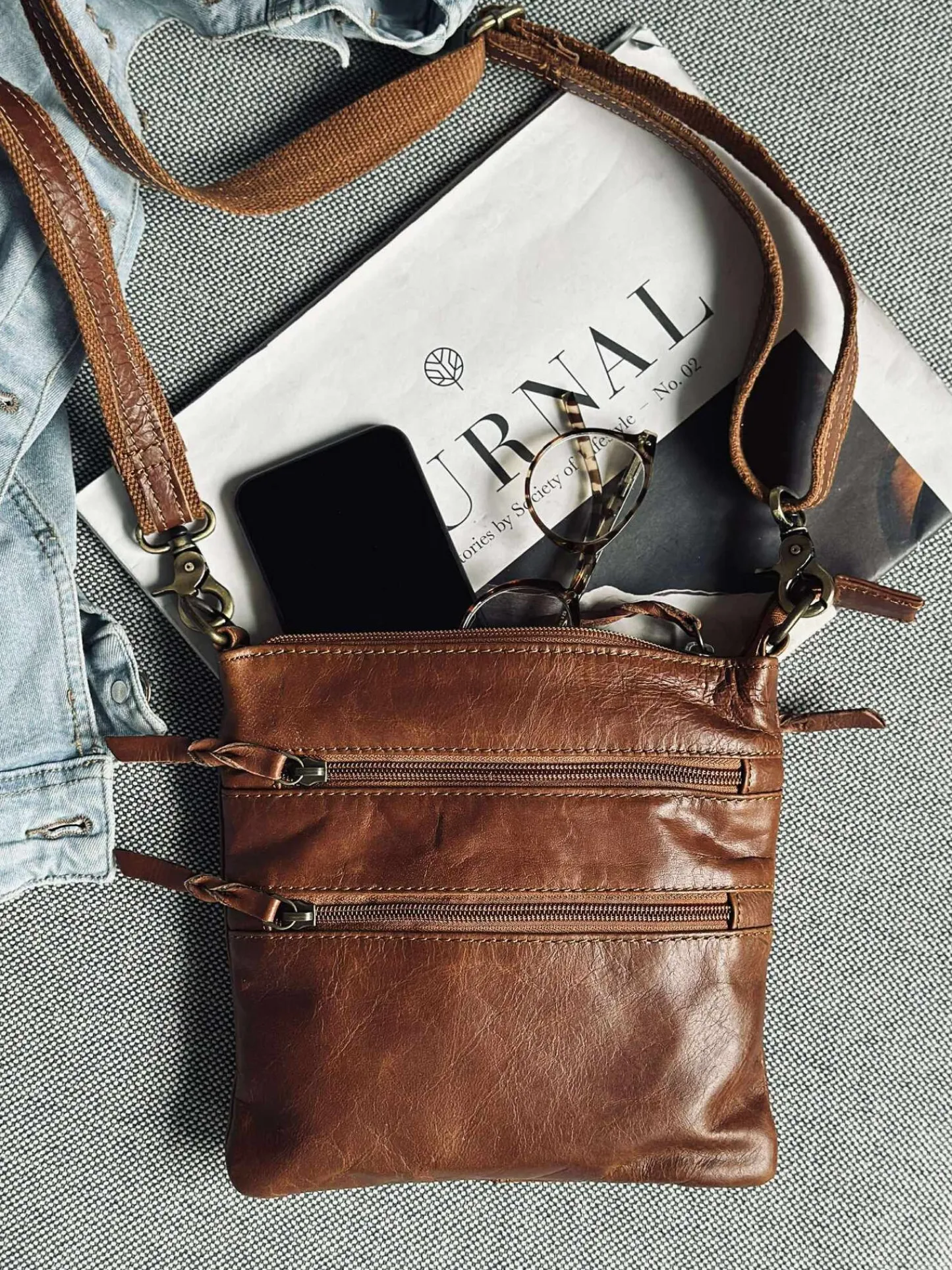 VIAMAJA Crossover Regina Cognac Clearance