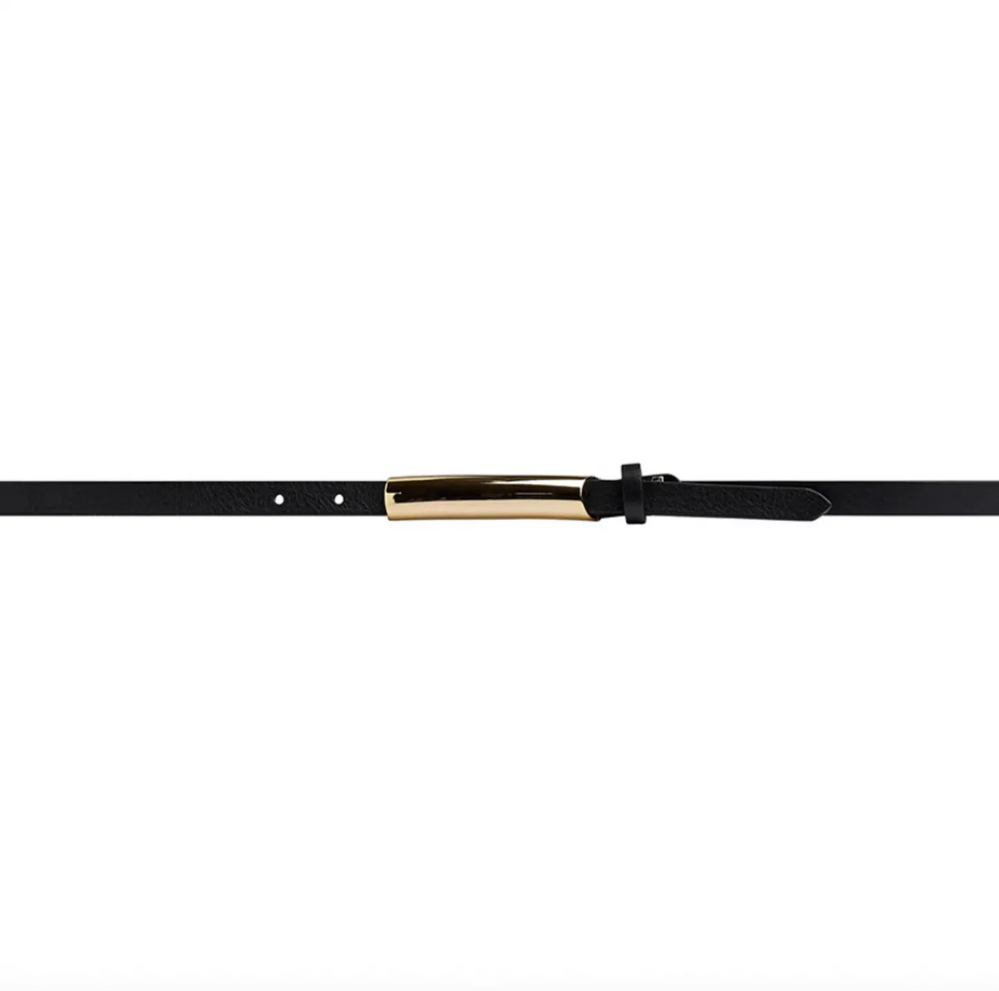 VIAMAJA Elegant bælte - Black / gold Outlet