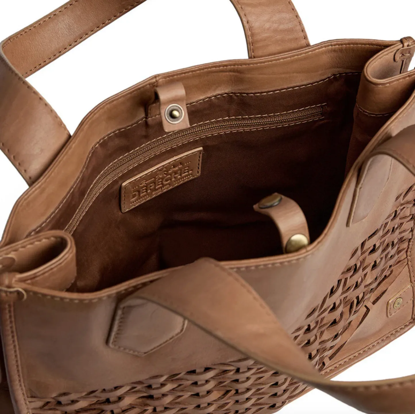 VIAMAJA Elegant håndtaske - Camel Clearance