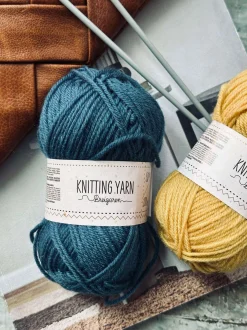 VIAMAJA Garn Polyester 50 gram - Petrol blå Discount