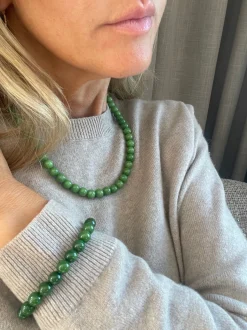 VIAMAJA Halskæde Mary Emerald Hot