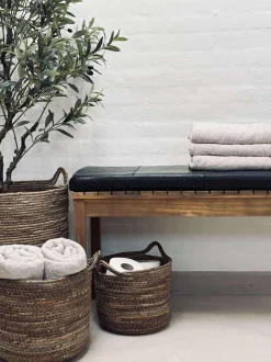 VIAMAJA Hynde i læder Tokyo - 88 cm Sort Outlet