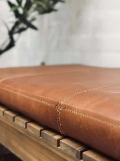 VIAMAJA Hynde i læder Tokyo - 88cm Cognac Clearance