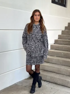 VIAMAJA Jakke Leopard Grey Sale