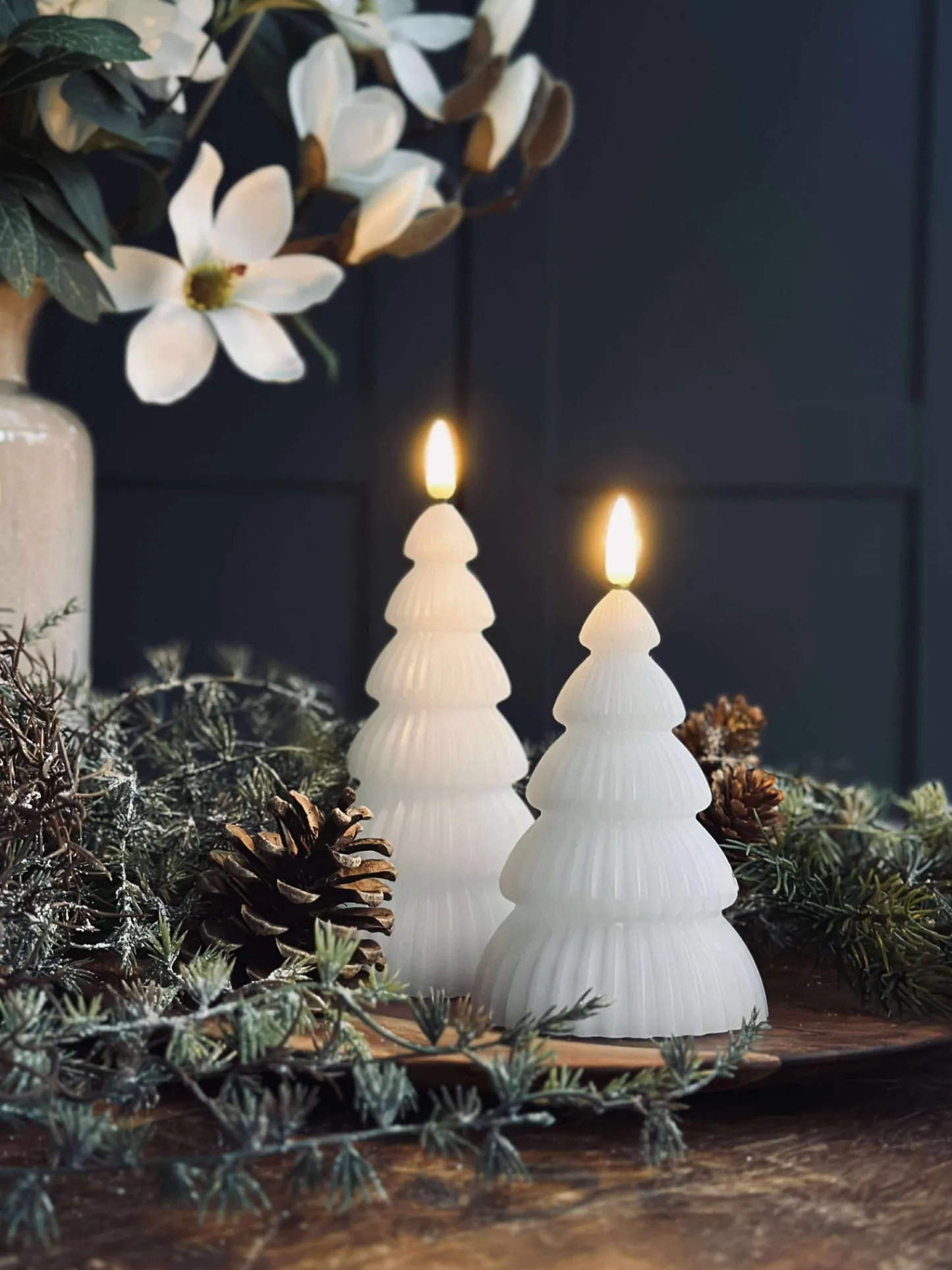 VIAMAJA Juletræ med led lys - Sæt med 2 stk. Hvid Online