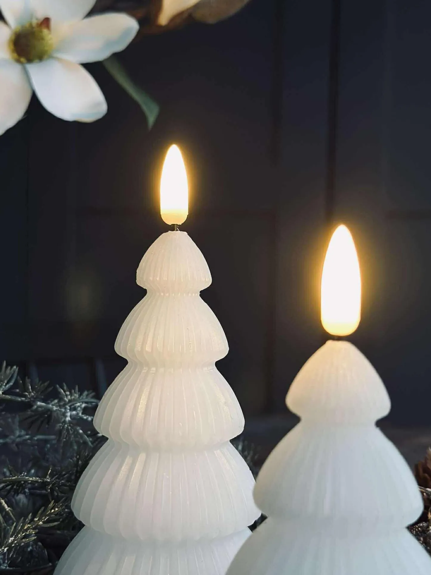 VIAMAJA Juletræ med led lys - Sæt med 2 stk. Hvid Online