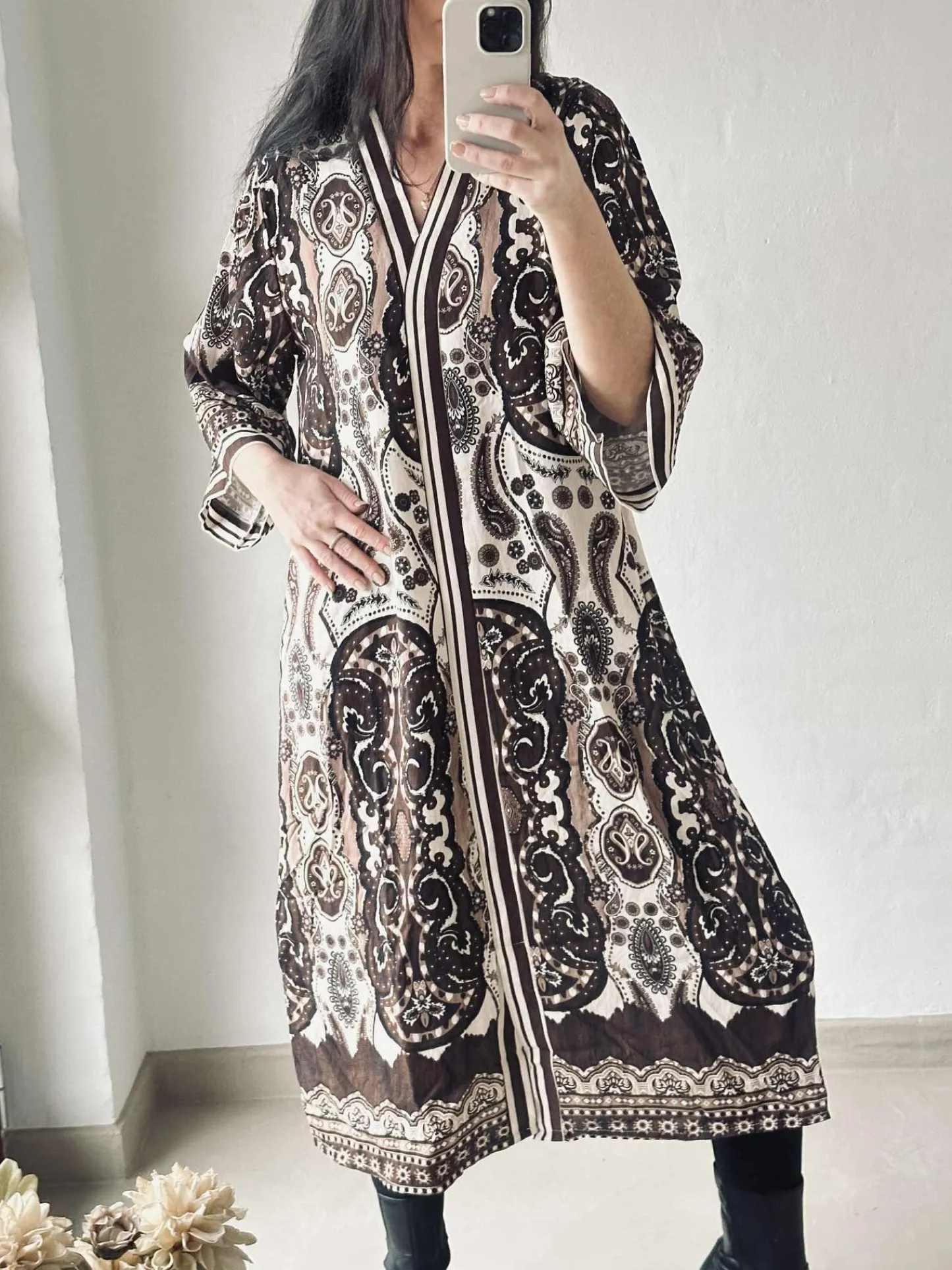 VIAMAJA Kjole Marrone New