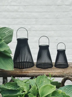 VIAMAJA Lanterne med solceller - GARDEN BLACK 14cm New