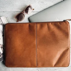 VIAMAJA Laptop sleeve Cognac leather Online