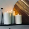 VIAMAJA LED Bloklys / Mint – 3 stk Rustik lys Clearance