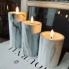 VIAMAJA LED marmor bloklys Grå 12,5cm Discount