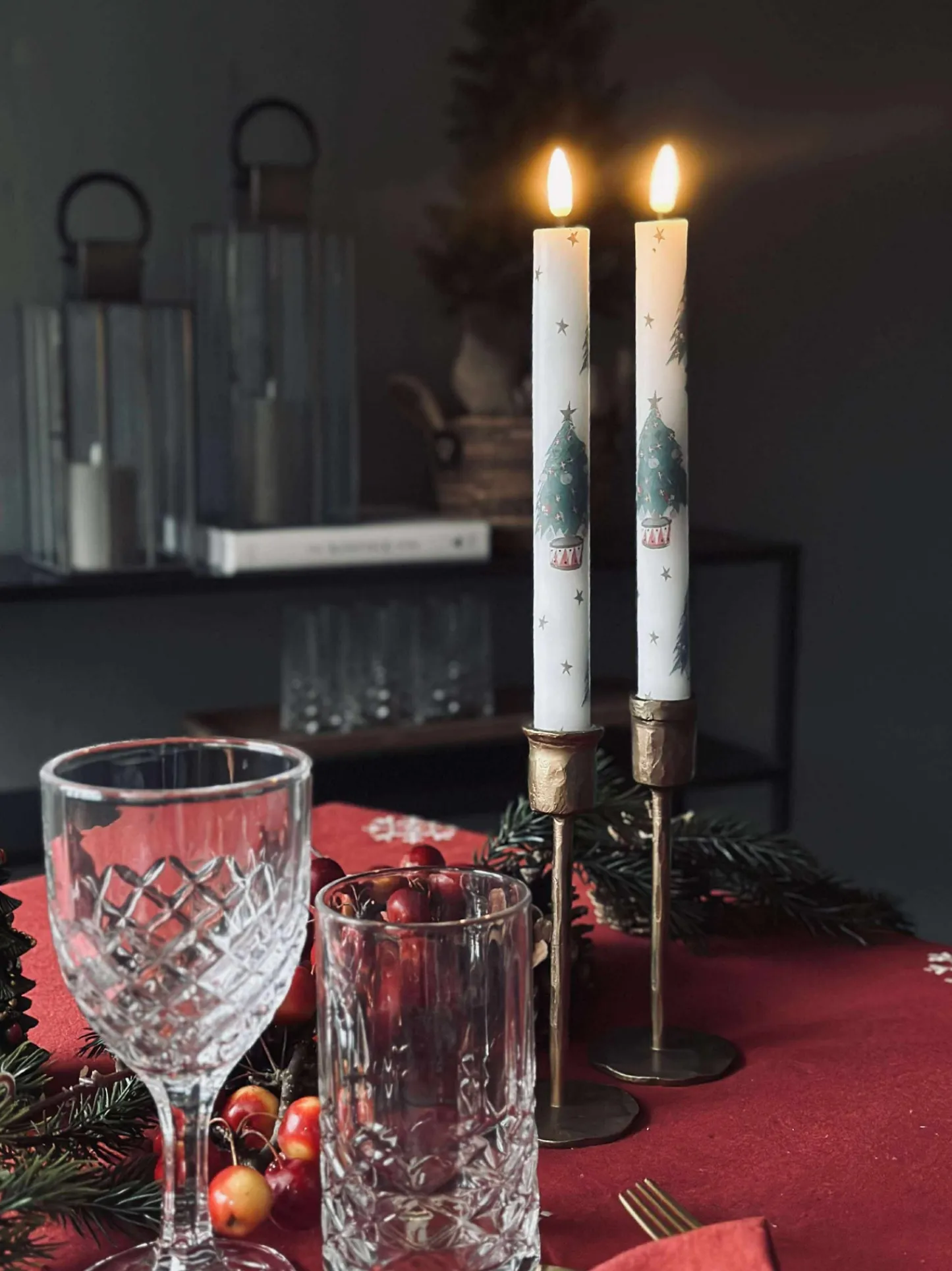 VIAMAJA LED Stagelys 2 stk - Julemotiv Outlet