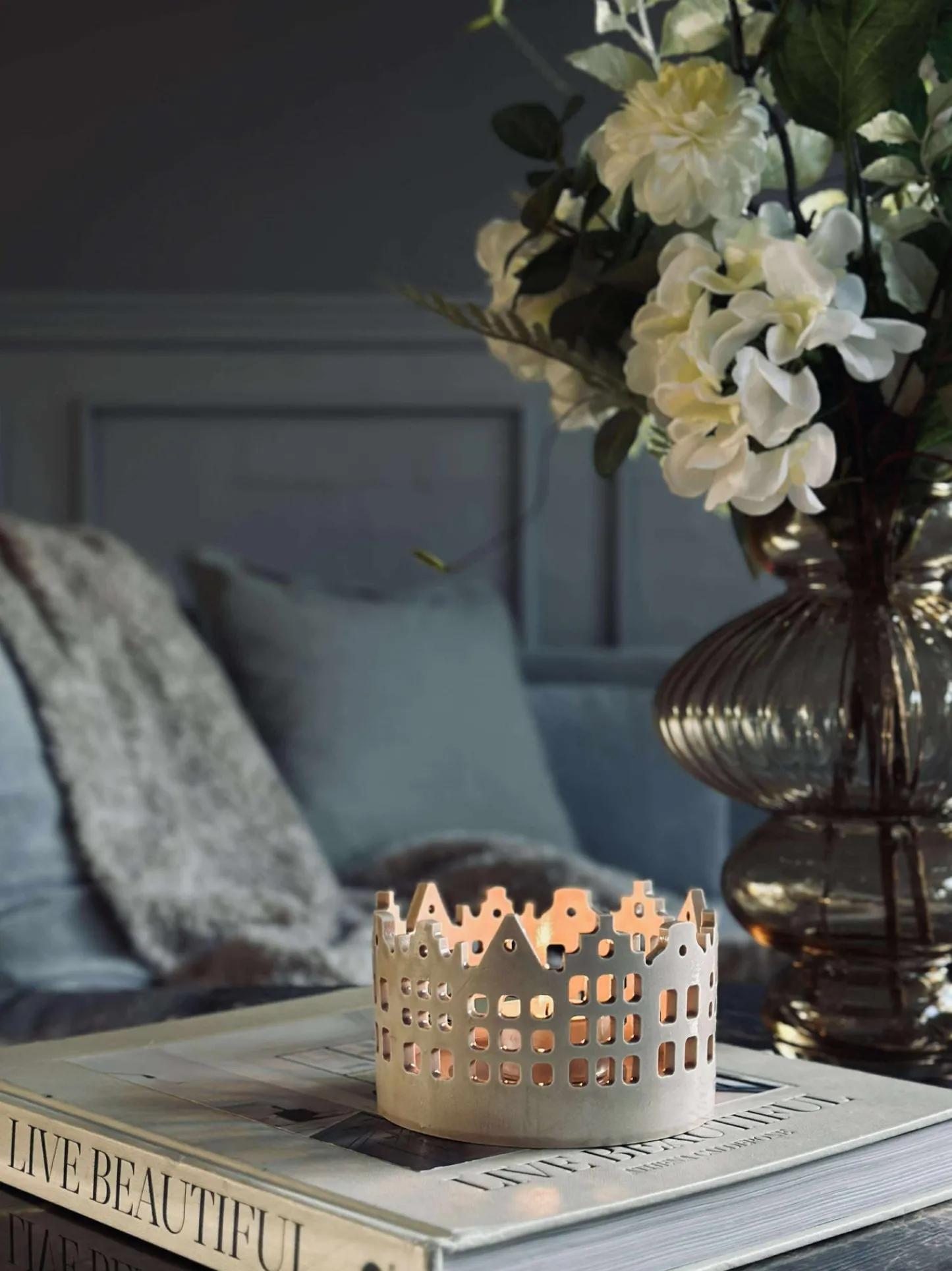 VIAMAJA Lysestage med huse Discount