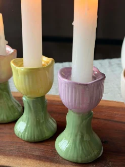 VIAMAJA Lysestage Tulipan - Flere farver Hot