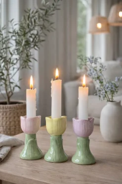VIAMAJA Lysestage Tulipan - Flere farver Hot