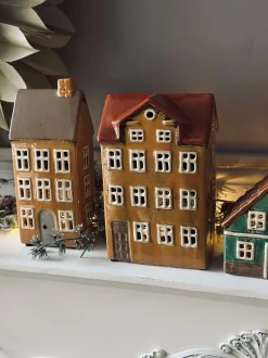 VIAMAJA Lyshus Keramik - Gul Outlet