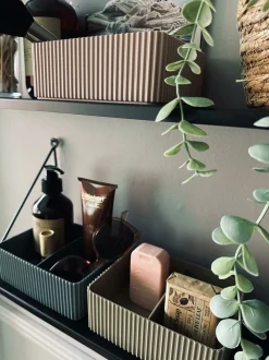 VIAMAJA Makeup organiser med opdeling – Grå
