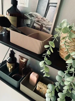 VIAMAJA Makeup organiser med opdeling – Grå