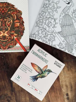 VIAMAJA Malebog for voksne - Animal MIX Discount