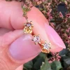 VIAMAJA Mix box GIA Brown, pink, clear 18K forgyldt Discount