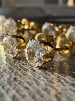 VIAMAJA Mix box med 6 øreringe - Riva 18k forgyldt Outlet