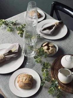 VIAMAJA Mælkekande Riflet - Porcelæn New