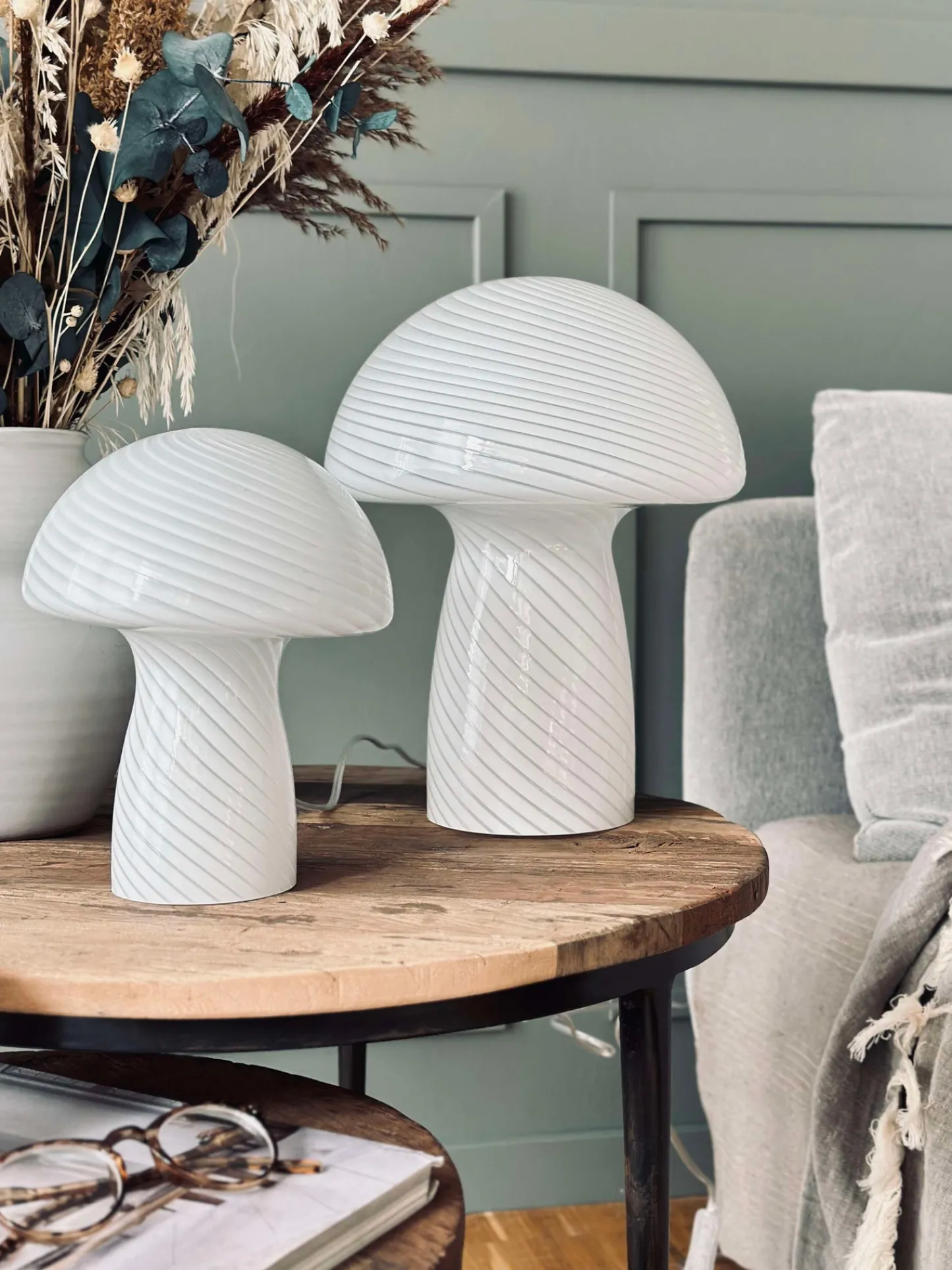 VIAMAJA Mushroom Elsa - Hvid 24 cm Clearance