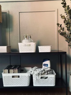 VIAMAJA Opbevaringskasse Mille white - Medium Clearance