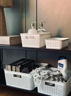 VIAMAJA Opbevaringskasse Mille white - Medium Clearance