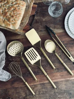 VIAMAJA Palet med hul Golden - Rustfrit stål