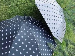 VIAMAJA Paraply - Hvid med dots Outlet