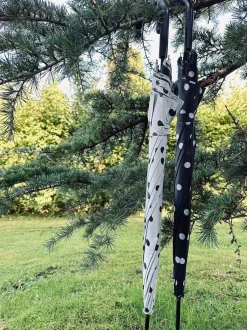 VIAMAJA Paraply - Hvid med dots Outlet