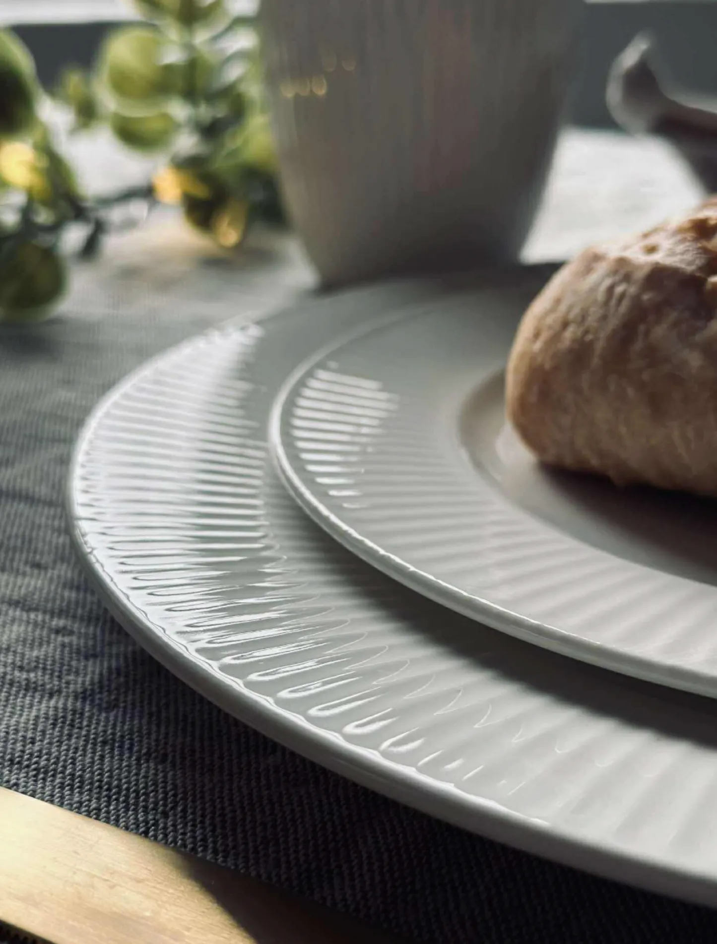 VIAMAJA Riflet porcelæn til 4 personer - 16 dele Discount
