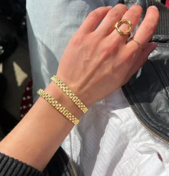 VIAMAJA Ring Brianna forgyldt Best