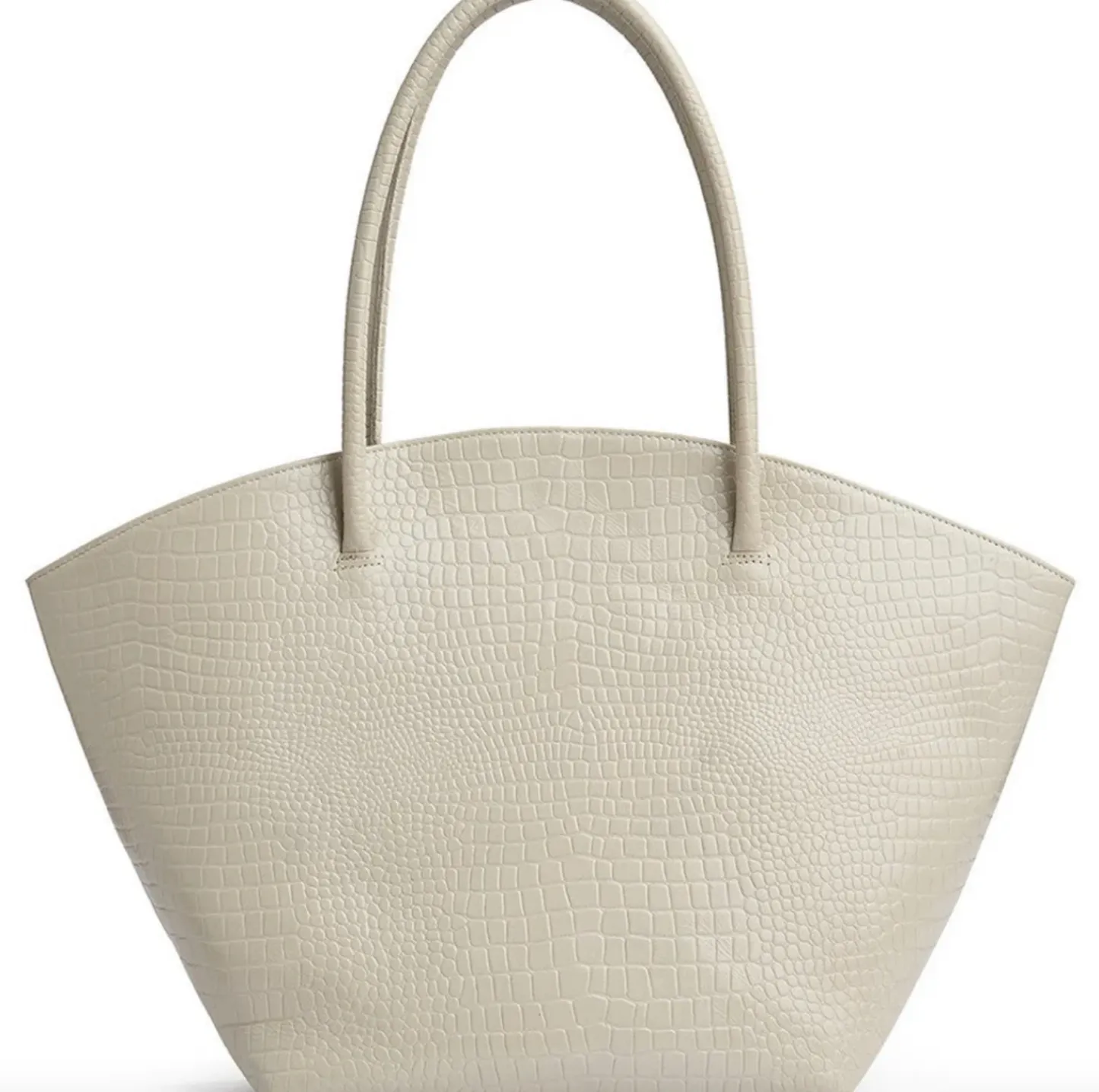 VIAMAJA Shopper croco i skind - Sand Best